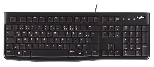 Клавіатура Logitech K120 Ukr Black (920-002643)