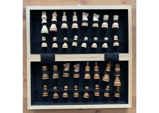 Настольная игра CAYRO Деревянные шахматы (поле 30х30 см) (601) - фото 5