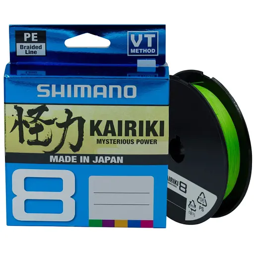 Шнур Shimano Kairiki 8 PE 150 м (Mantis Green) 0.16 мм 10.3 кг