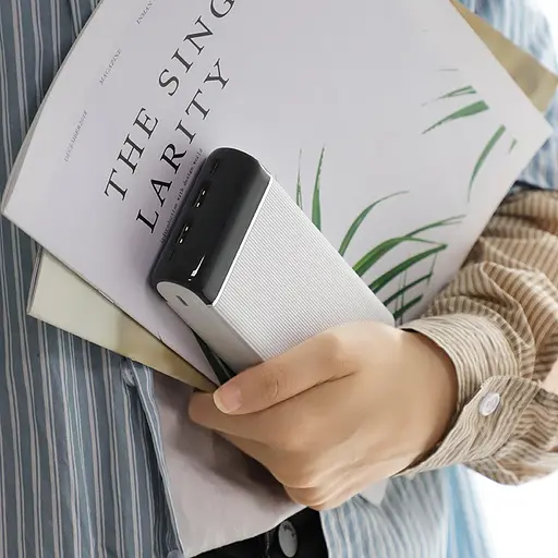 Зовнішній акумулятор Hoco J59A найдешевший на 20000 мА·год з екраном білий - фото 4