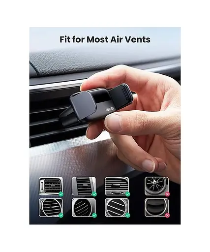 Автодержатель для телефона Ugreen LP120 Air Vent Phone Holder - фото 3