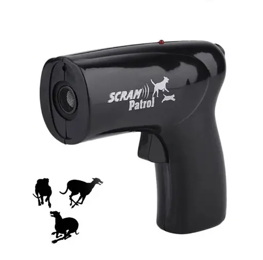 Ультразвуковий відлякувач собак Scram Patrol 0027 Black (17078) - фото 2