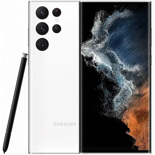 Смартфон Samsung Galaxy S22 Ultra SM-S9080 12/512GB Phantom White [NFC, 2 SIM, no eSIM] (Asian Version)