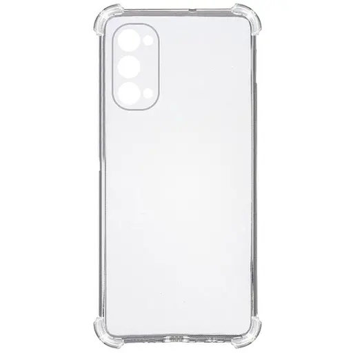 TPU чехол GETMAN Ease logo усиленные углы Full Camera для Oppo Reno 4 Pro 5G Бесцветный (прозрачный) - фото 5