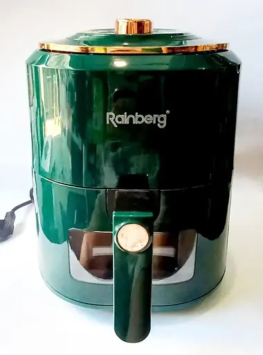 Аэрофритюрница электрическая безмасляная Rainberg RB-2242 7.5 л 3800 Вт Зеленый - фото 2