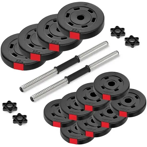 Гантели Hop-Sport 2х10кг PRO с перчатками - фото 5