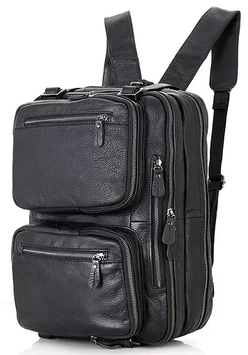 Чоловіча шкіряна сумка Vintage 38х27х15 см sum0012461 - фото 8