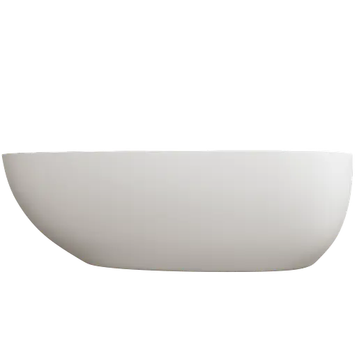 Ванна окремостояча матова Amdcon Palmyra 167x84 з литого каменю PALMYRA_167_MAT Білий матовий - фото 8