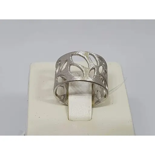 Срібне незамкнене кільце Qvaliz. 90101320МАТ 17 - фото 2