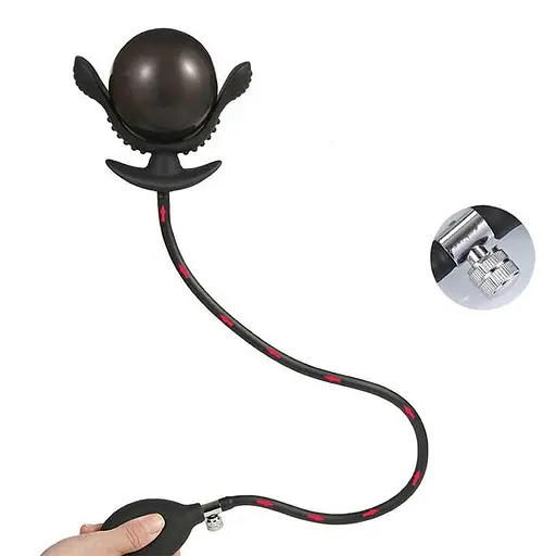 Надувний анальний розширювач Aisin Bud 4,5 см - 8 см - фото 4