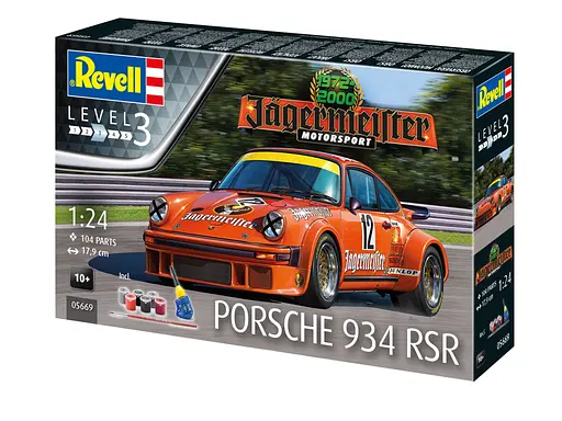 Сборная модель-копия Revell Автомобиль Porsche 934 RSR 1:24 (RVL-05669) - фото 11
