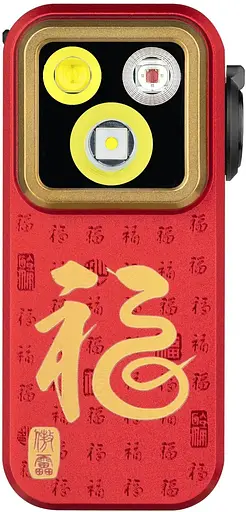 Ліхтар Olight Oclip Pro Fortune Snake Special Edition Red - фото 2