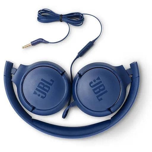 Навушники з мікрофоном JBL T500 Blue (JBLT500BLU) - фото 7