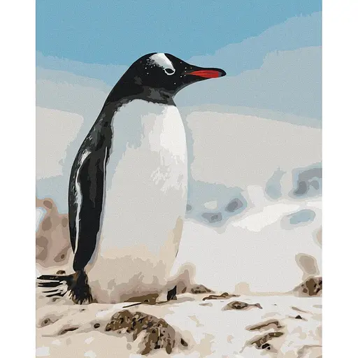 Картина за номерами на підрамнику Brushme Головний сусід українських полярників Сергій Глотов