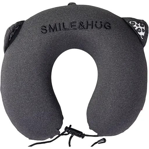 Подушка для шиї Smile&Hug U-подібна темно-сірий HP-56-14B