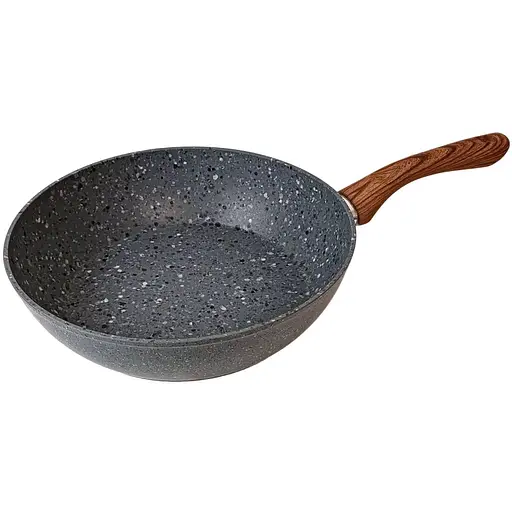 Сковорода глубокая Gusto GT-2103-26 покрытие Granite 26x7 см (77332) - фото 2