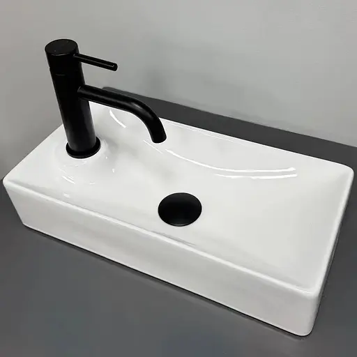 Умивальник VBI Malvizzo R white накладний підвісний VBI-015623, Білий - фото 1