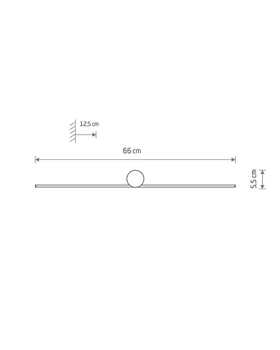 Подсветка для зеркал,для картин, бра, настенный светильник Nowodvorski 11587 Spin S LED 1x10W 3000K 400Lm IP20 белый - фото 6