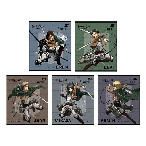 Набор тетрадей Kite Attack on Titan 20 шт. 24 листа в линию (AT26-239) - фото 1