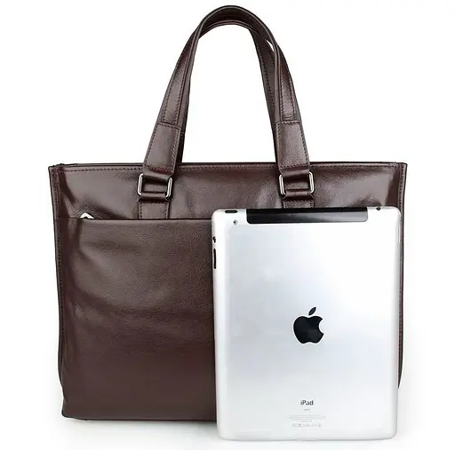 Чоловіча шкіряна сумка Vintage 35,5х28х7,5 см sum0012429 - фото 6