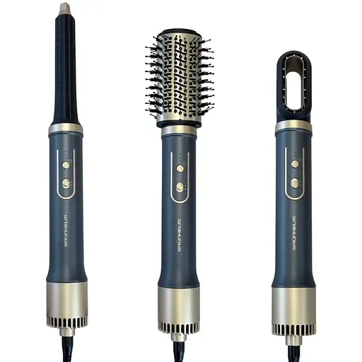 Фен-щітка Grunhelm GHD-835 з комплектом насадок 1200 Вт (147652) - фото 6