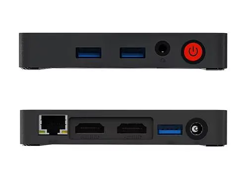 Неттоп Beelink Thin T5 Black Celeron N4020 4Gb DDR4 64Gb SSD UHD Graphics 600 GLan 3xUSB 3.2 2xHDMI Windows 11 Pro (BLT5N4020464BK_W6) - фото 2