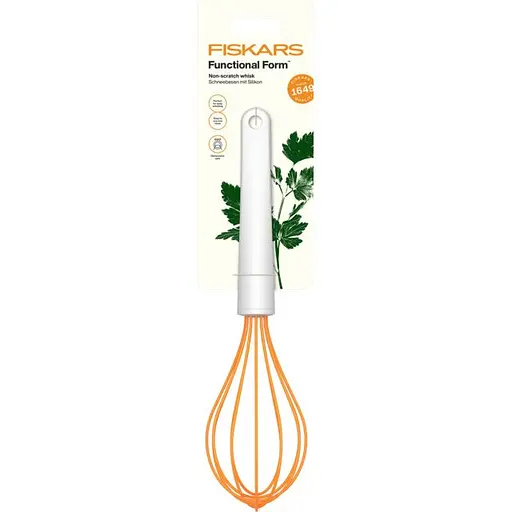 Вінчик Fiskars Functional Form з силіконовим покриттям білий (1023613) - фото 4