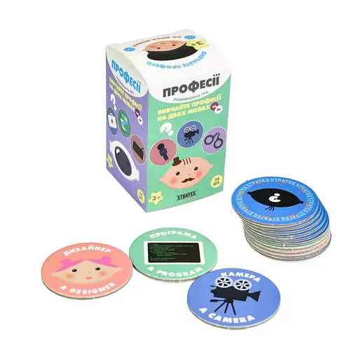 Розвивальна настільна гра «Професії» 30773, 36 карток - фото 2