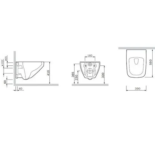 Унитаз подвесной AM.PM Inspire V 2.0 C50A1700SC с крышкой Soft Close, Белый - фото 8
