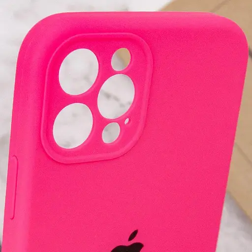 Чохол Epik Silicone Case Full Camera Protective AA для Apple iPhone 12 Pro 6.1 Рожевий/Barbie pink - фото 5