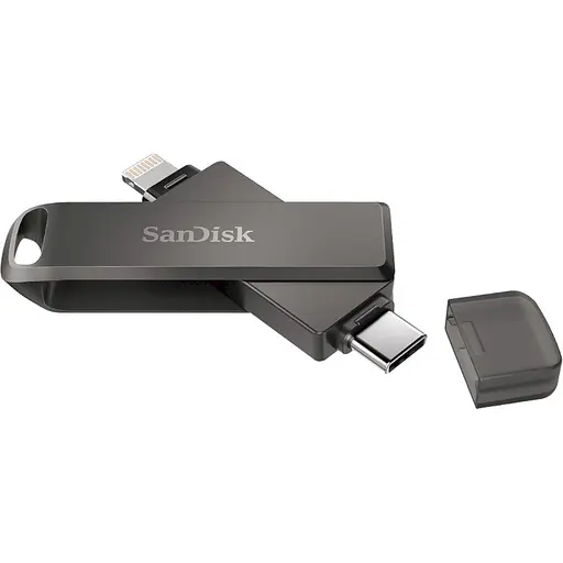 Флеш-накопичувач Sandisk USB 3.1 iXpand Luxe 64Gb Type-C/Lightning Apple (SDIX70N-064G-GN6NN) - фото 4