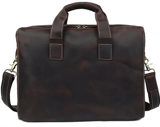 Кожаная мужская сумка Vintage 44х30х8 см sum0014989 - фото 2