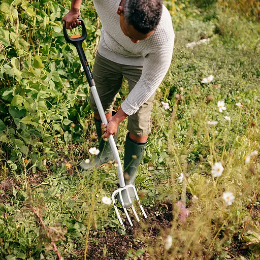 Вилы садовые телескопические Fiskars Xact™ 110-130 см (1070717) - фото 4