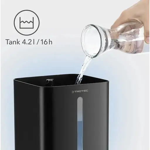 Увлажнитель воздуха ультразвуковой Trotec B 4 E Black (1160000053) - фото 8