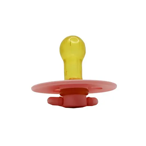 Дитяча пустушка латексна Mega Zayka MGZ-0526-6 кругла - фото 2