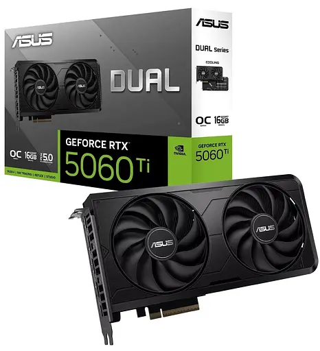 Видеокарта ASUS RTX 5060 Ti 16GB Dual OC EVO (DUAL-RTX5060TI-O16G-EVO) (GDDR7, 128 bit, PCI-E v5.0 x8) - фото 12