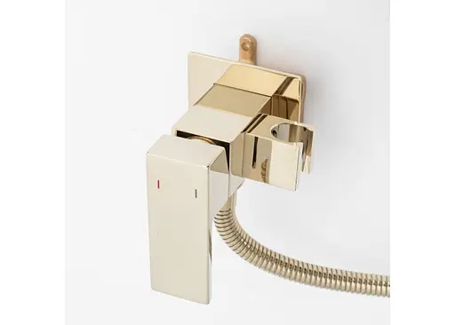 Набір гігієнічного душу прихованого монтажу Rea Fenix gold золотий REA-B5771 - фото 3