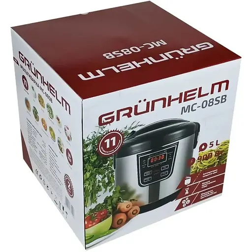 Мультиварка Grunhelm MC-08SB (137092) - фото 8