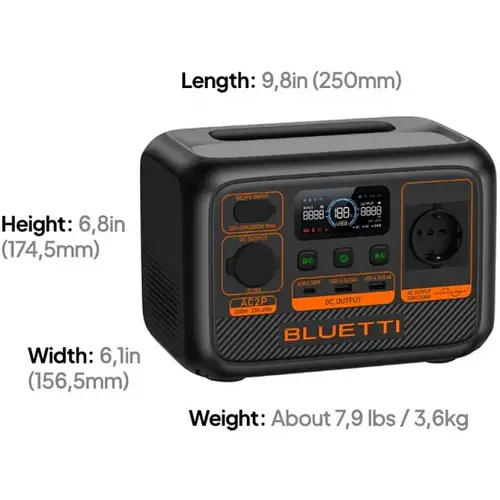 Зарядна станція Bluetti AC2P 300W 230,4Wh - фото 6