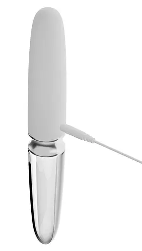 Вібратор Liaison Straight LED 17.7 см білий - фото 6