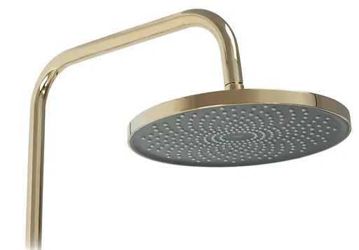 Душовя система Rea Max з термостатом та виливом gold REA-P6617, Золотий - фото 5