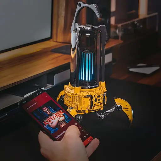 Акустична система GravaStar Supernova Battle - Worn, BT/3.5мм, 25ВТ, жовтий - фото 6