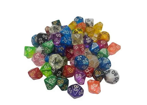 Настольная игра Games 7 Days Кубик игральный D100 , 1 шт. (D100Dice)