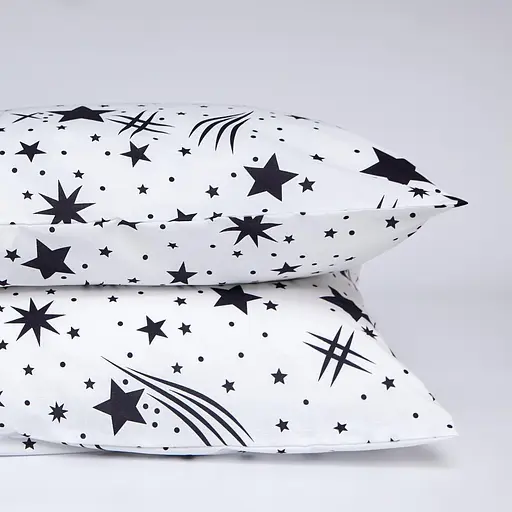 Набір наволочок Moon&Star Ranforce Elite Gold Cosmos 40х40 см 2 шт - фото 2