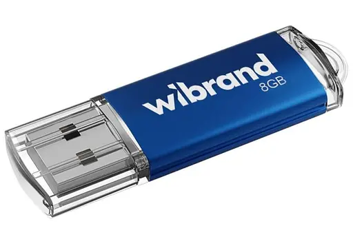 Flash Wibrand USB 2.0 Cougar 8Gb Blue - фото 1