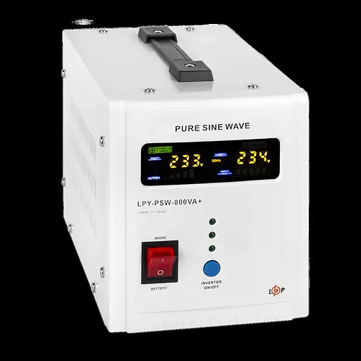 ДБЖ з правильною синусоїдою LogicPower 12V LPY-PSW-800VA + 560 Вт 5A/15A - фото 3