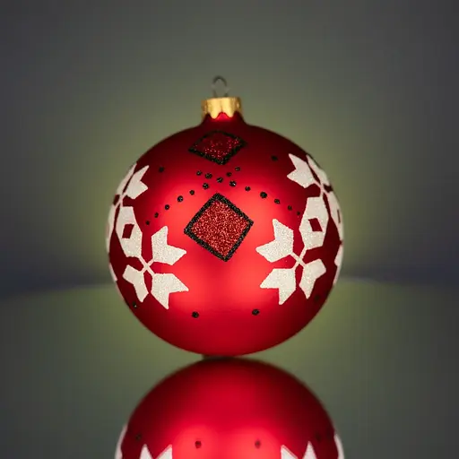 Набір ялинкових прикрас Різдвяні історії Код нації: Київщина 3 кулі скло (4820001107265) - фото 6