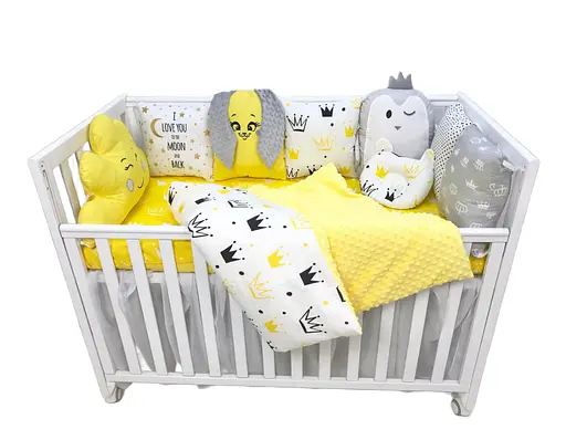 Дитячий набір Moontime у ліжечко "Корони" - фото 1