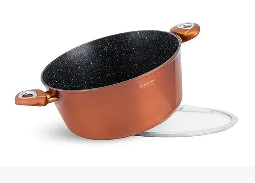 Універсальний набір каструль із кришками Edenberg EB-7422 з литого алюмінію з антипригарним покриттям - фото 2