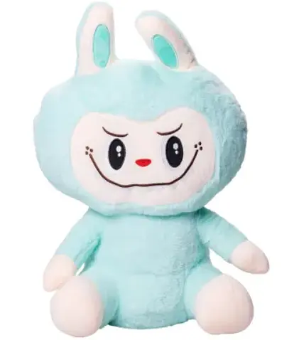 Детский набор Игрушка плед Лабуба голубой мягкая игрушка с пледом для детей - фото 2